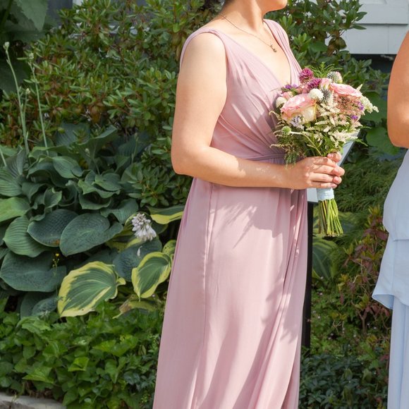 Purple David’s Bridal Dress - Picture 2 of 4